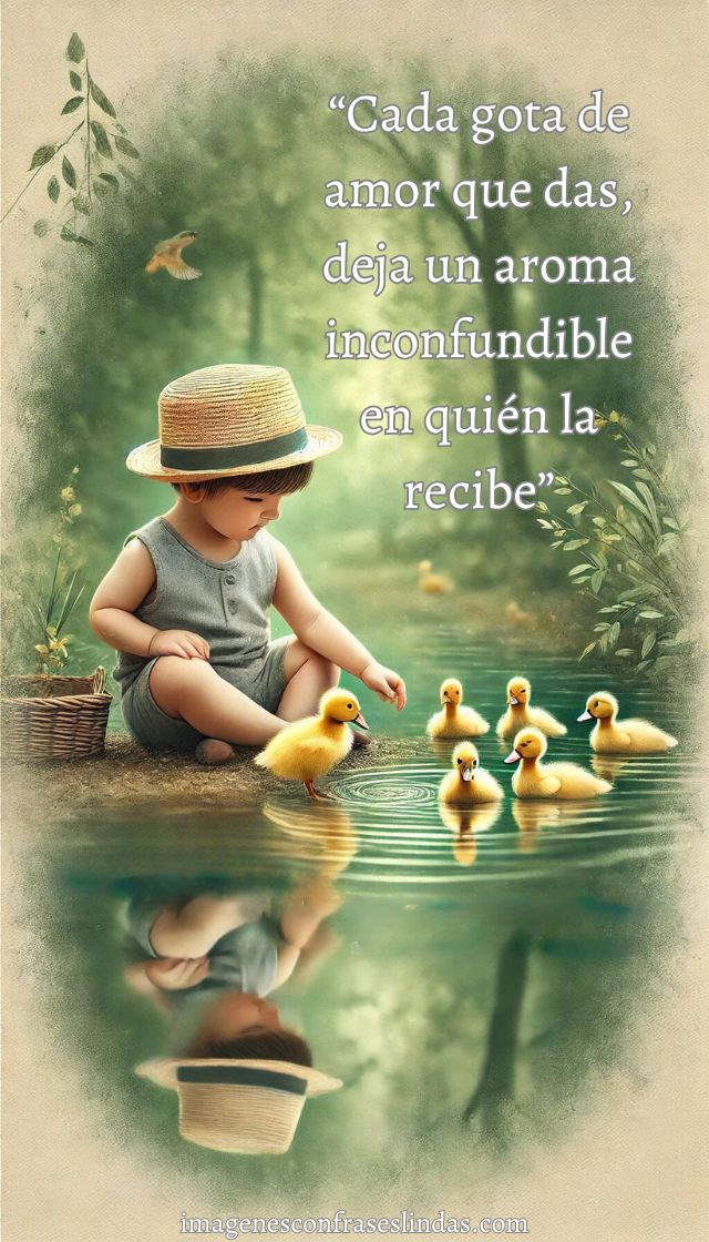 Cada gota de amor que das, deja un aroma inconfundible en quién la recibe