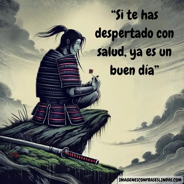 Si te has despertado con salud, ya es un buen día