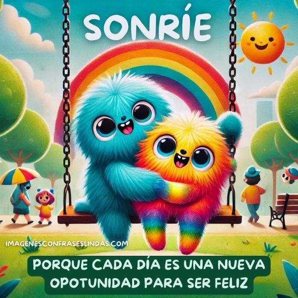 Sonríe, porque cada día es una nueva oportunidad para ser feliz