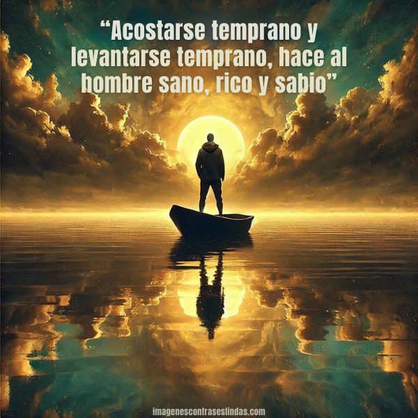 Acostarse Temprano Y Levantarse