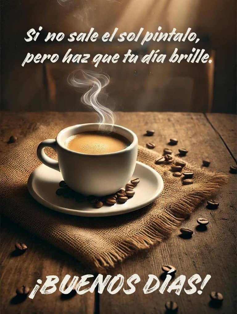 Si no sale el sol pintalo, pero haz que tu día brille